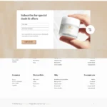Cosmetics Website Design with Free Web Hosting (1)