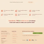 Diet Shop Website Design with Free Web Hosting