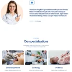 Doctor Website Design with Free Web Hosting
