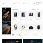 Electronics Market Website Design with Free VPS Web Hosting