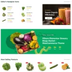 Grocery Market Website Design with Free Web Hosting
