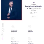 Politics Website Design with Free Web Hosting