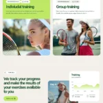 Tennis Club Website Design with Free Web Hosting