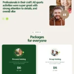 Tennis Club Website Design with Free Web Hosting