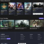 Games Store Website Design with Free Web Hosting