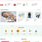 Kids Store Website Design with Free Web Hosting