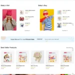 Kids Store Website Design with Free Web Hosting