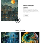 Painting Studio Website Design with Free Web Hosting