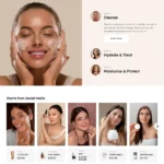 Beauty Store Website Design with Free VPS Web Hosting
