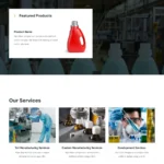 Chemical Manufacturing Website Design with Free Web Hosting