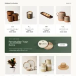 Handmade Products Website Design with Free VPS Web Hosting