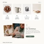 Handmade Products Website Design with Free VPS Web Hosting