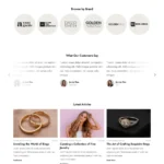 Jewelry Store Website Design with Free VPS Web Hosting