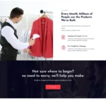 Laundry Service Website Design with Free VPS Web Hosting