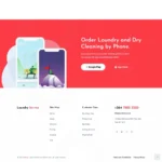 Laundry Service Website Design with Free VPS Web Hosting