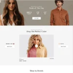 Clothing Outlet Website Design with Free VPS Web Hosting