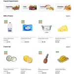 Fresh Market Website Design with Free VPS Web Hosting