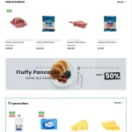 Fresh Market Website Design with Free VPS Web Hosting