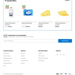 Fresh Market Website Design with Free VPS Web Hosting