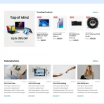 Smartphone Store Website Design with Free VPS Web Hosting