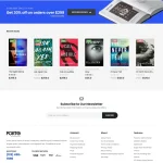 Bookseller Website Design with Free VPS Web Hosting
