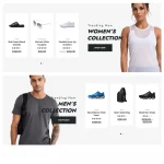 Sports Store Website Design with Free VPS Web Hosting