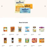 Food Shop Website Design with Free VPS Web Hosting