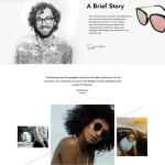 Glasses Shop Website Design with Free VPS Web Hosting