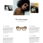 Glasses Shop Website Design with Free VPS Web Hosting