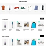 Sportswear Shop Website Design with Free VPS Web Hosting