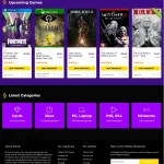 Gaming Affiliate Website Design with Free VPS Web Hosting