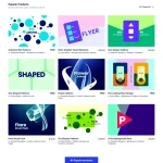 Graphic Marketplace Website Design with Free VPS Web Hosting