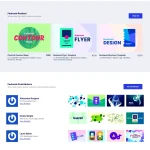 Graphic Marketplace Website Design with Free VPS Web Hosting