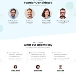Hiring Platform Website Design with Free VPS Web Hosting