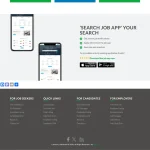 Search Jobs Website Design with Free VPS Web Hosting